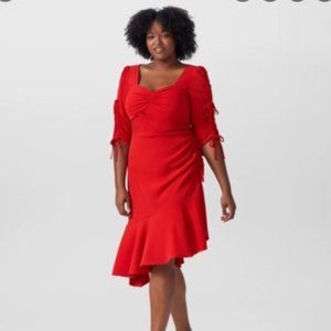 Universal Standard Rodarte X Ruched dress